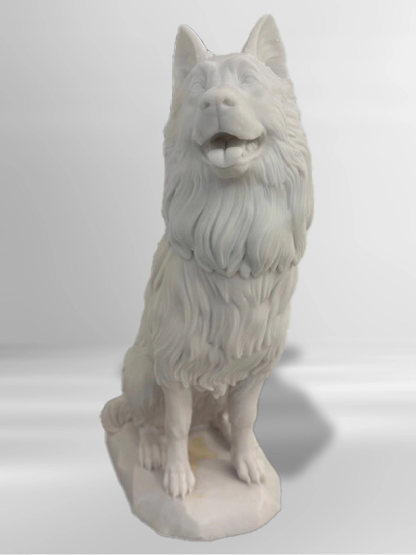 German Shepherd Memorial Urn - Long coat