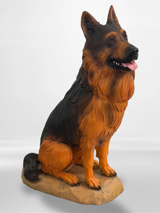 German Shepherd Memorial Urn - Long coat