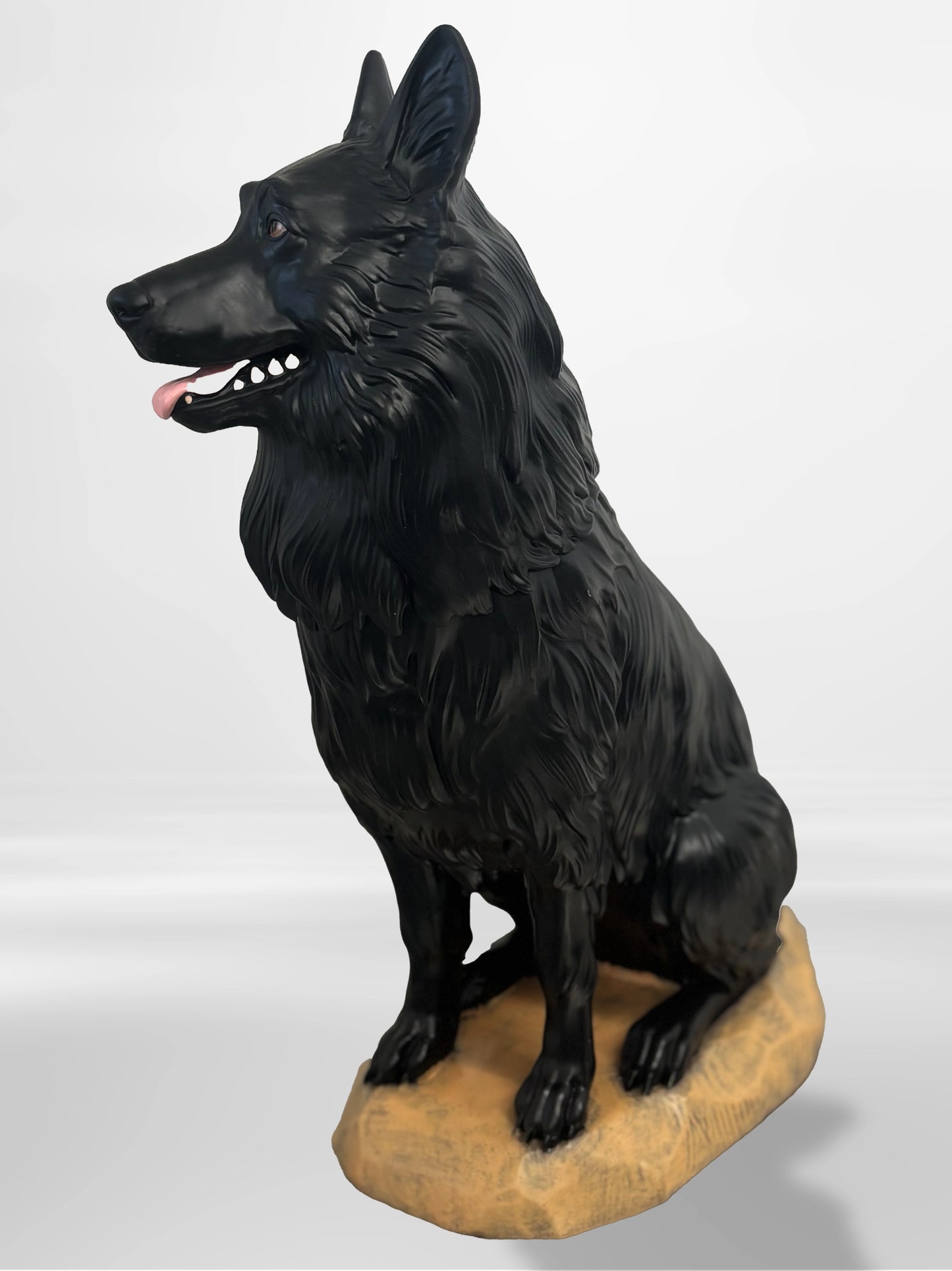 German Shepherd Memorial Urn - Long coat