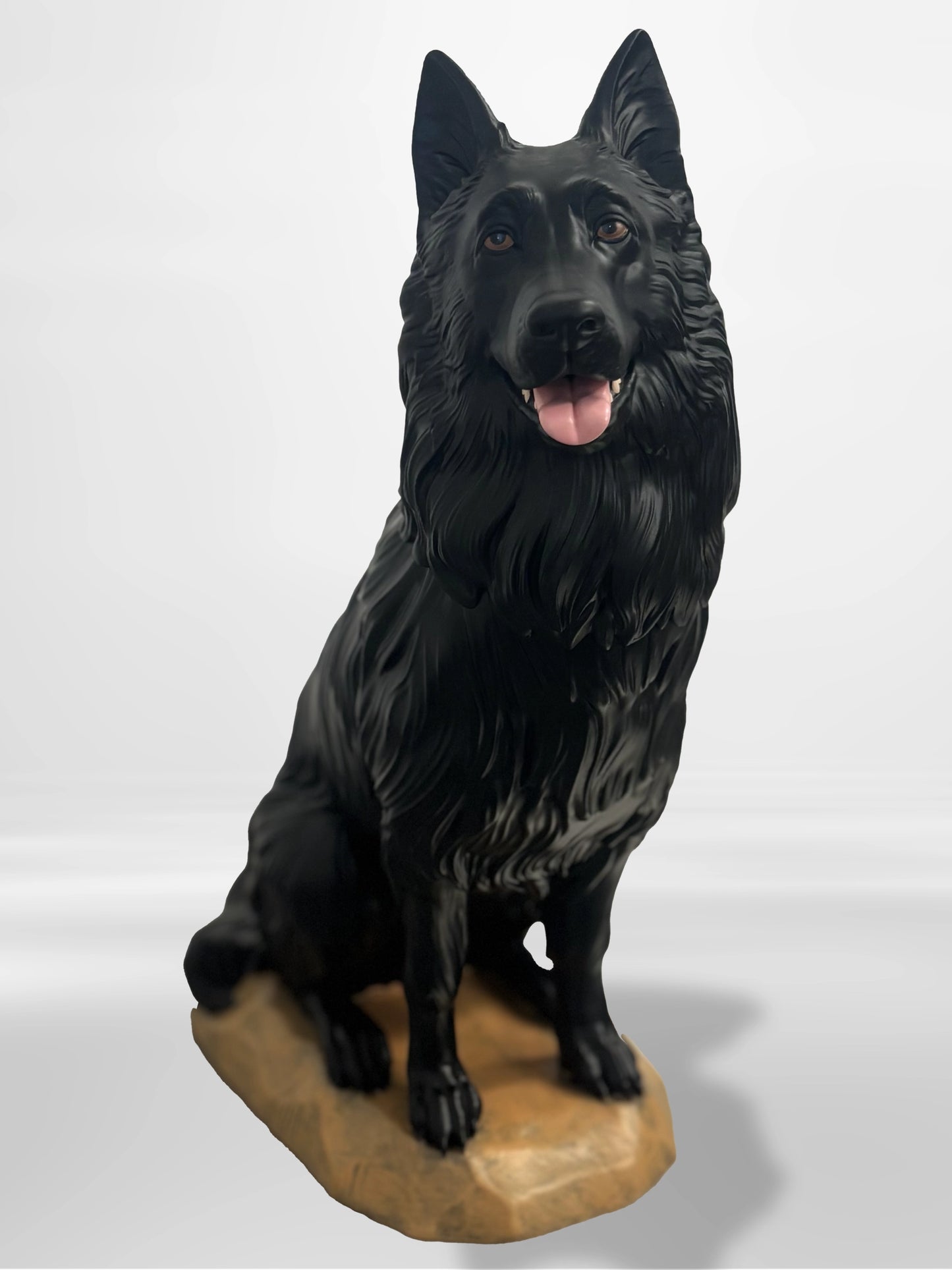 German Shepherd Memorial Urn - Long coat