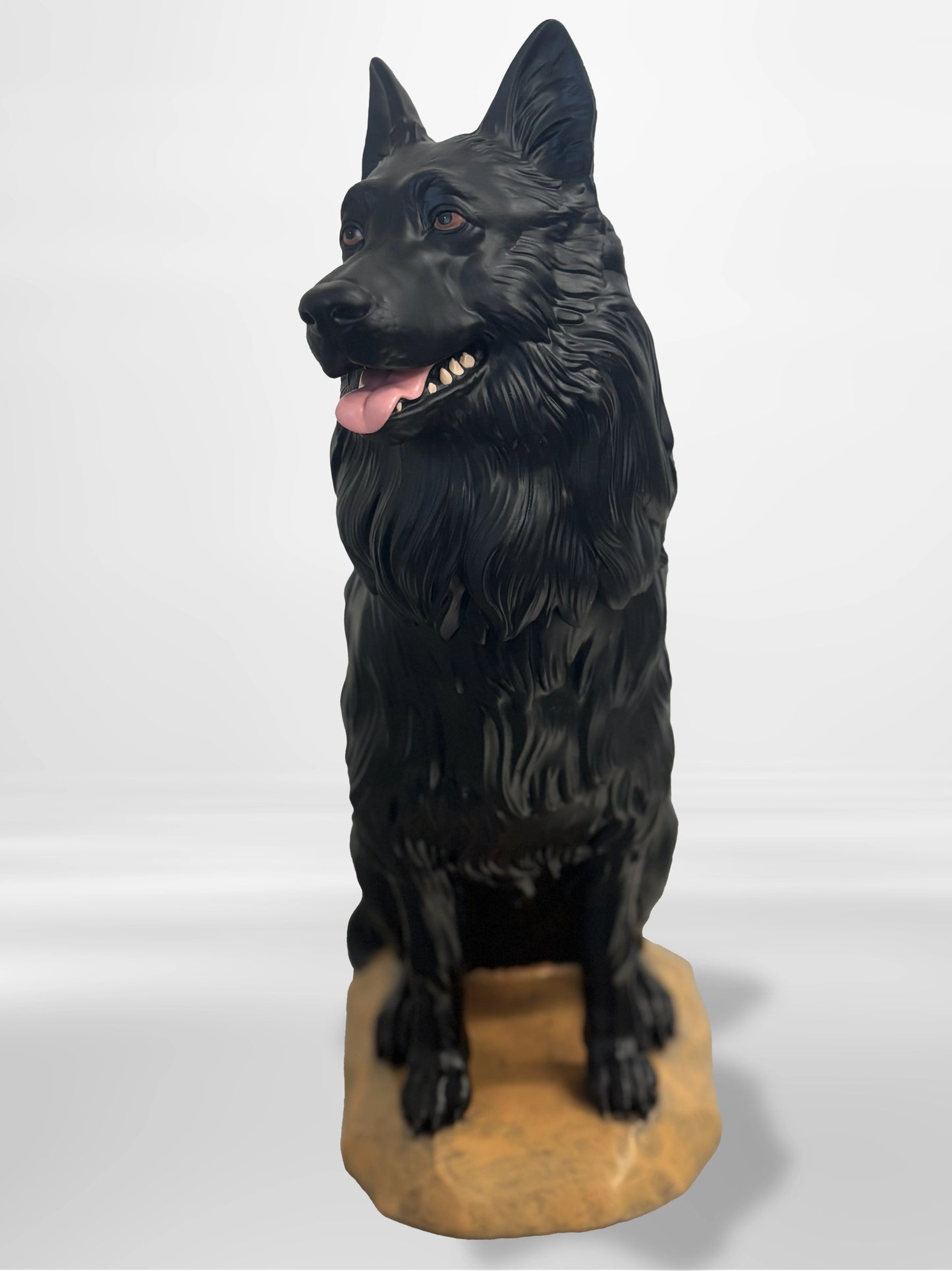 German Shepherd Memorial Urn - Long coat