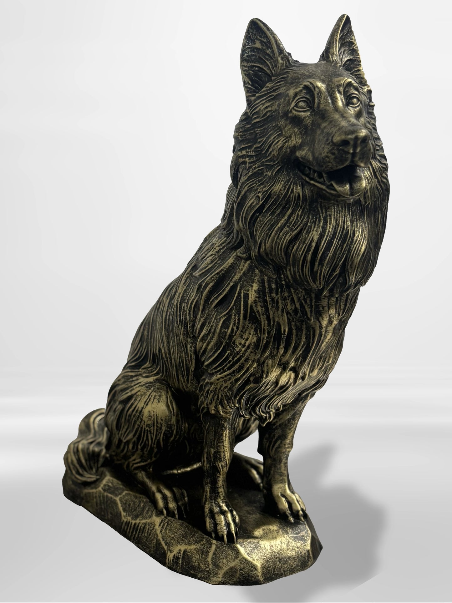 German Shepherd Memorial Urn - Long coat