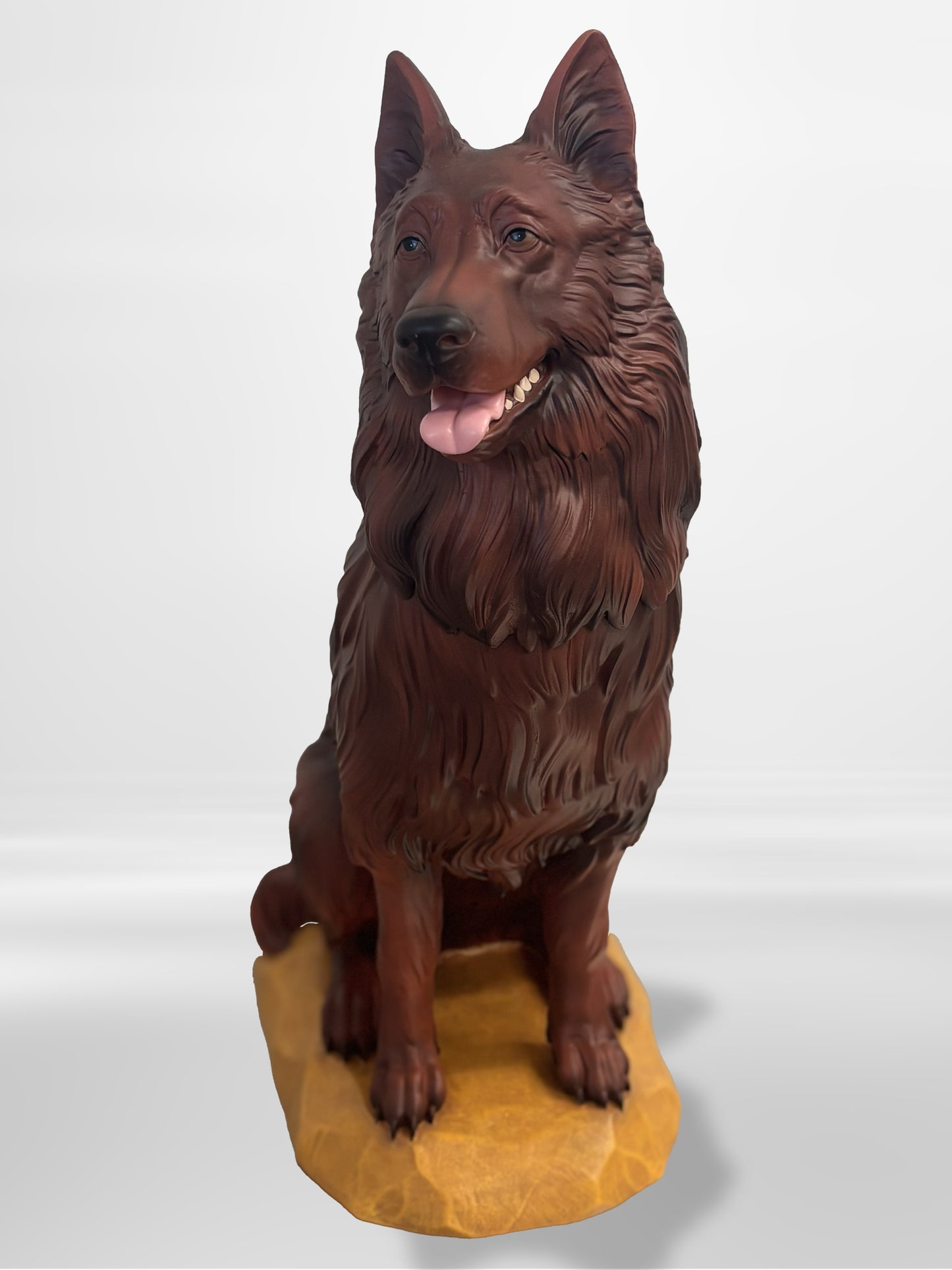 German Shepherd Memorial Urn - Long coat