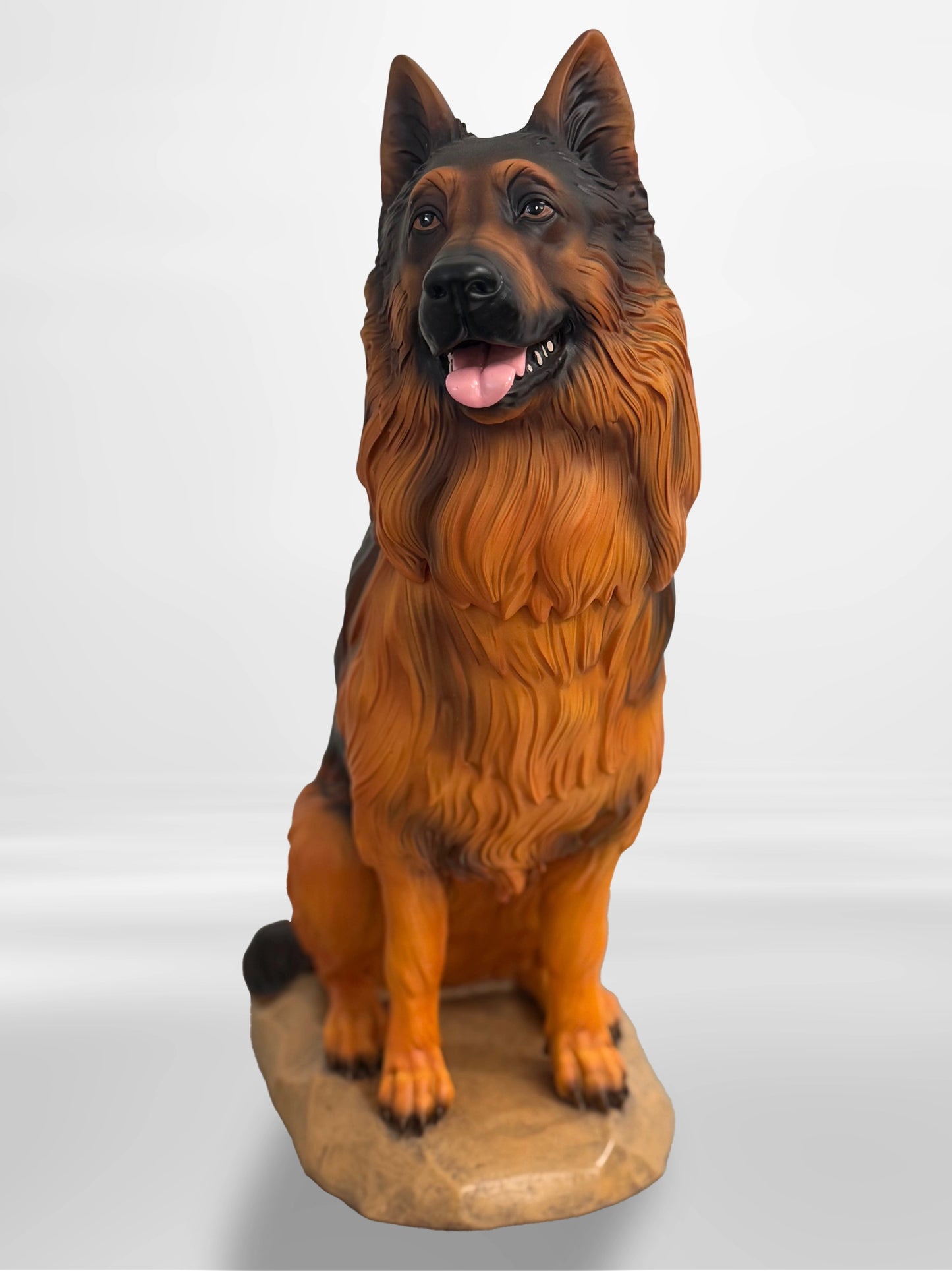 German Shepherd Memorial Urn - Long coat