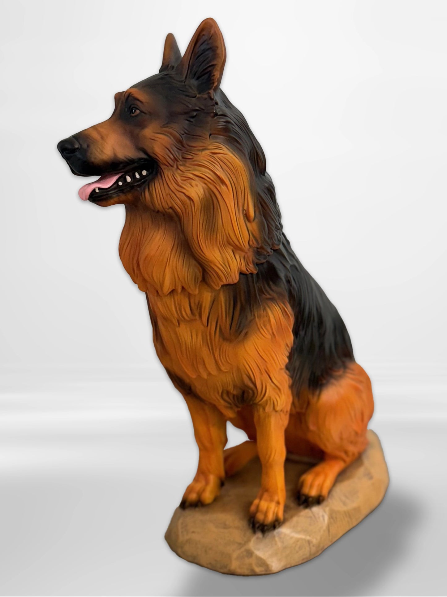 German Shepherd Memorial Urn - Long coat